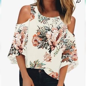 Cold Shoulder Summer Top NWOT